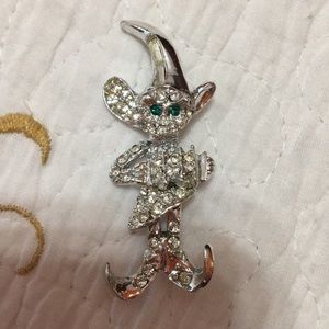 Silver Elf Pin